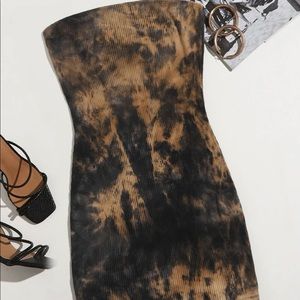 Tye dye bodycon dress